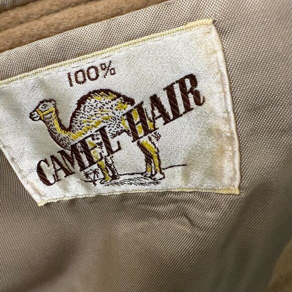 Timeless Tan Sport Coat with Notch Lapels 100% Camel Hair - Picture 6 of 8